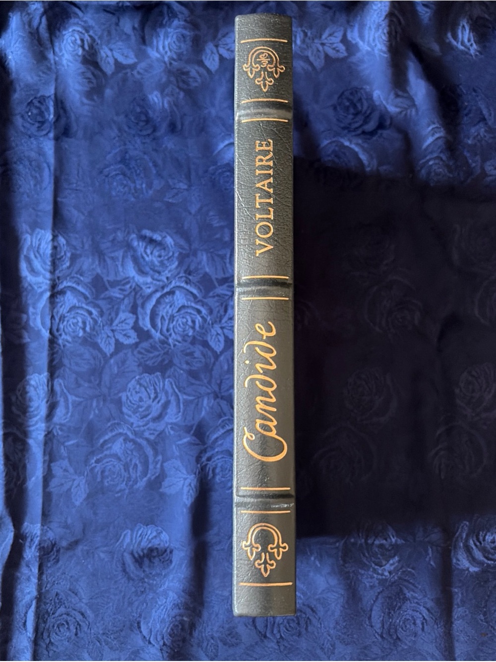 EASTON PRESS/ CANDIDE by VOLTAIRE /GRAY  LEATHER /22KT GOLD /SATIRE FRANCE 1977